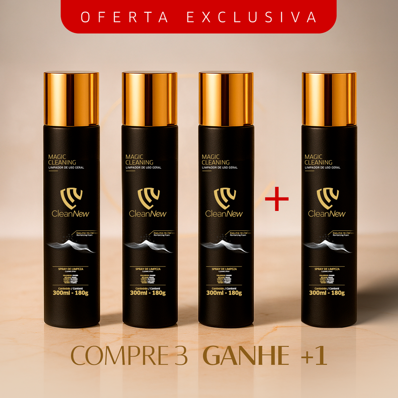 Combo Magic CleanNew | Espuma para bolsas e calçados