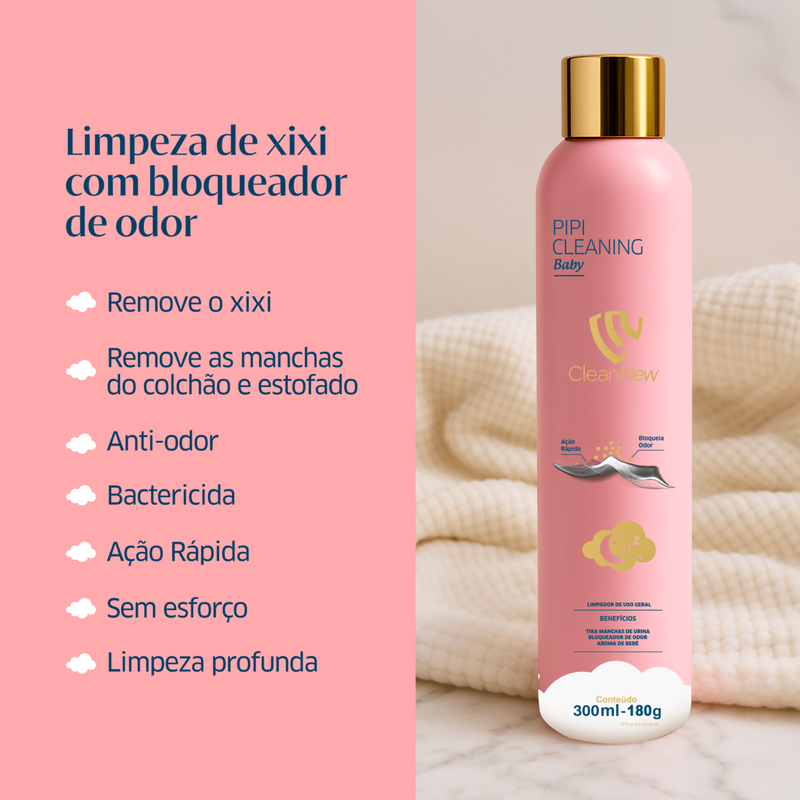 Pipi Cleaning Baby | Limpeza de xixi com bloqueador de odor